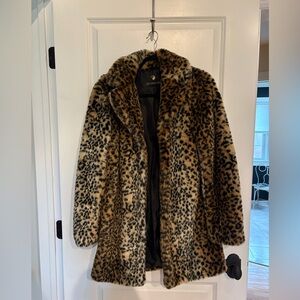 Goosecraft Faux Fur Cheetah Jacket